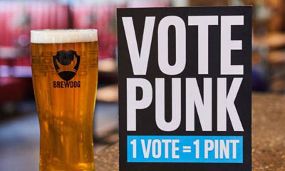 Free Pint on Election Day