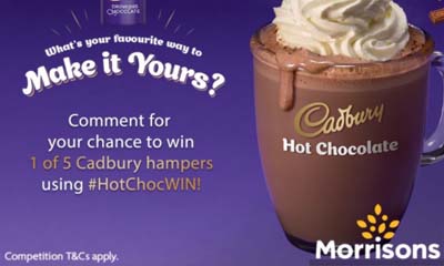 Win 1 of 5 Cadbury Hampers with Morrisons