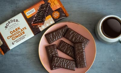 Win 1 of 3 Border Biscuits Dark Chocolate Ginger Bars