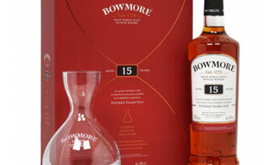 Win Bowmore Whisky & Decanter with Filippo Berio