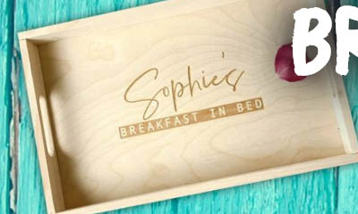 Free Personalised Breakfast Tray