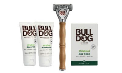 Free Bulldog Razor and Care Package