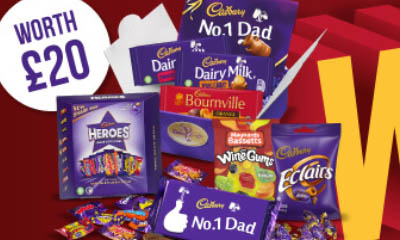 Free Cadbury Father's Day Chocolate Bundles