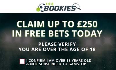 Â£250 in Free Bets with 123 Bookies