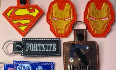 Free Hand Made Keyrings