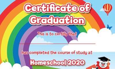 Free Home School Certificate of Graduation