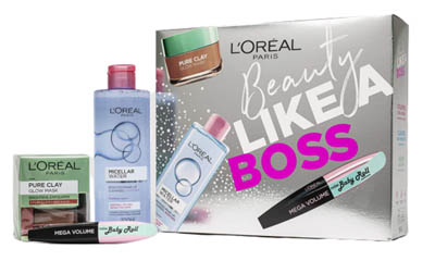 Free L'Oreal Paris Beauty Like A Boss Gift Set