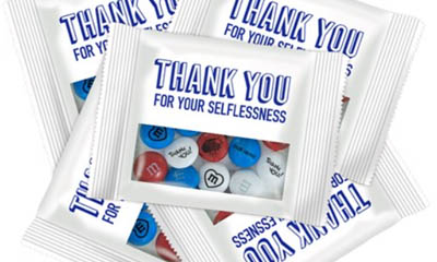 Free M&M's Thank You Packs