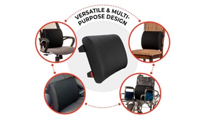 Free Memory Foam Back Cushion