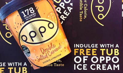 Free Tub of Oppo Ice Cream