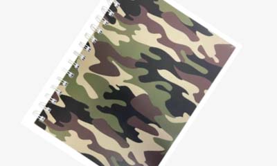 Free A5 Camouflage Notepads