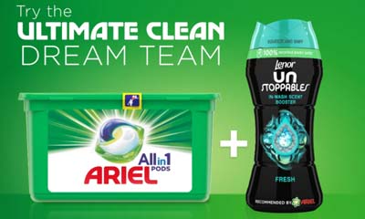 Free Lenor Unstoppables & Ariel Detergent