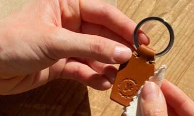 Free Artisans Leather Keyring