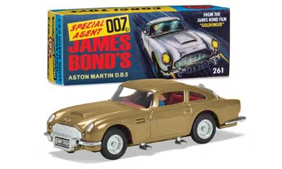 Free Aston Martin DB5 James Bond Corgi toy car