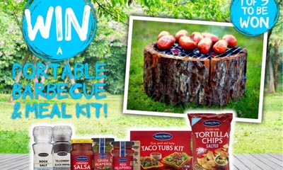 Win a Log BBQ set
