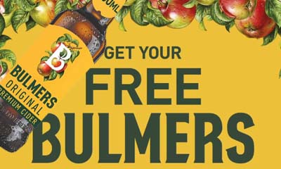 Free Bottle of Bulmers Original Cider