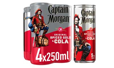 Free Captain Morgan Rum & Coke Can