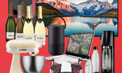 Free Laptops, TVs, Champagne & More