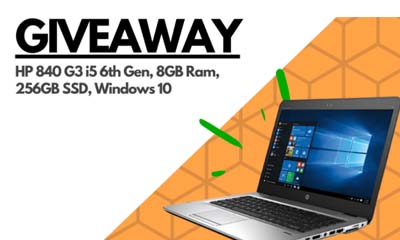 Win a HP EliteBook Laptop