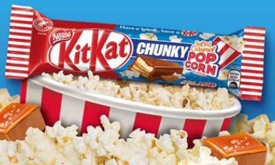 Free KitKat® Chunky Salted Caramel Popcorn