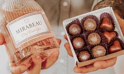 Win Mirabeau Rose Gin & Chocolate