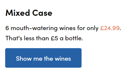 6 Wines for only £24.99 (£30 off)