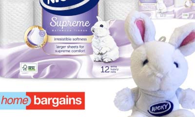 Free Nicky Tissues Soft Toy Bunnies