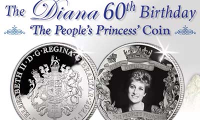 Free Princess Diana 60th Birthday Coin