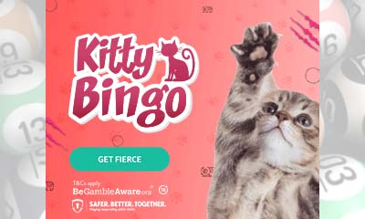Spend £5 get £25 with Kitty Bingo
