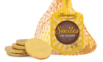 Free Thorntons Smiles Chocolate Coins