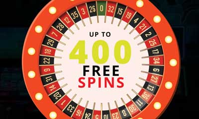 Up to 400 Free Spins