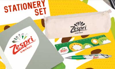 Free Zespri Stationery Sets