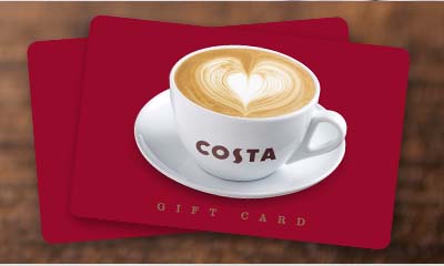 Free £10 Costa Coffee Voucher