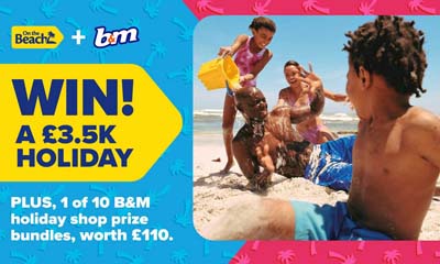 Win a £3.5k Holiday with B&M