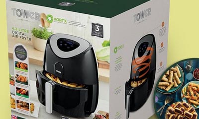 Free 4L Tower Vortx Air Fryer