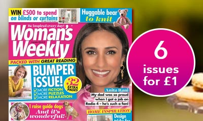 6 issues of Woman's Weekly for £1