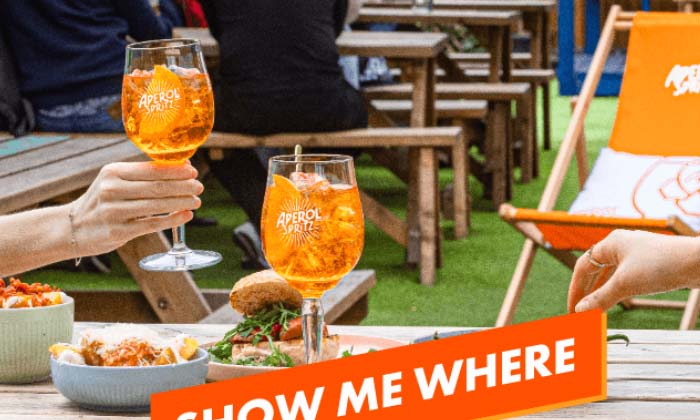 Free Aperol Spritz Drink This Summer