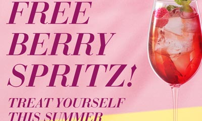Free Berry Spritz Cocktail from Freixenet