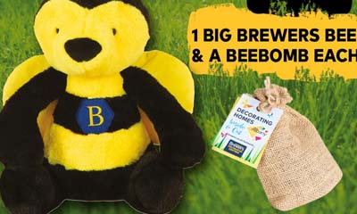 Free Big Brewers Bee Cuddly Toys