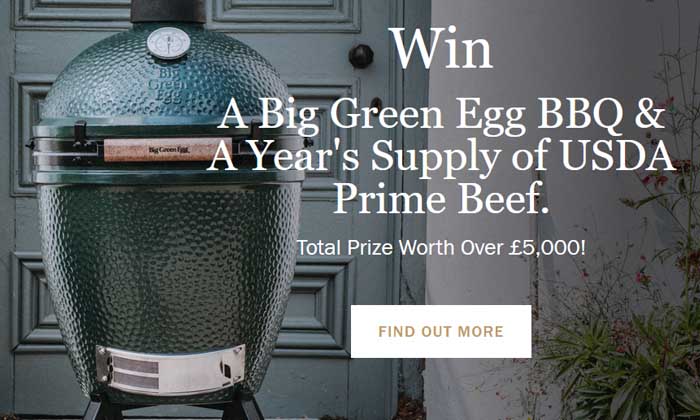 Win a Big Green Egg BBQ