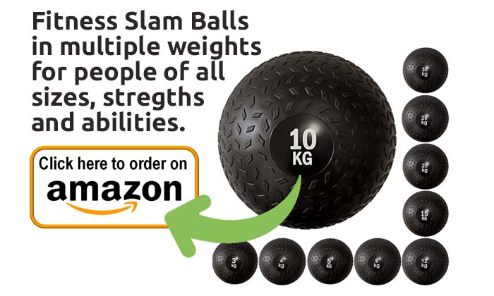 Buy slam balls in variety of sizes from Amazon.co.uk