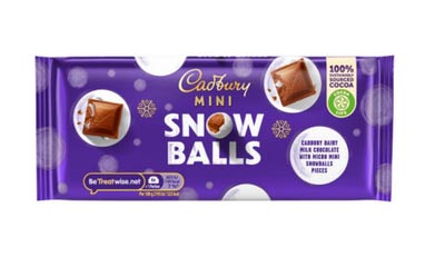 Free Cadbury Dairy Milk Snowball Bars