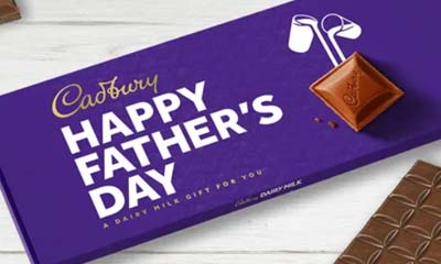 Free Cadbury Happy Father's Day Chocolate Bar