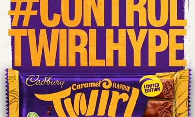 Free Cadbury Twirl Caramel Bar