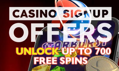 Unlock up to 700 Free Spins