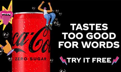 Free Coke Zero Sugar