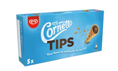 Free Cornetto Chocolate Tips Ice Cream