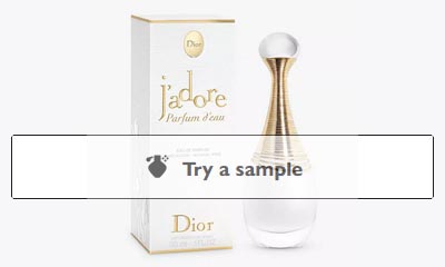 Free Dior J'adore Perfume from John Lewis