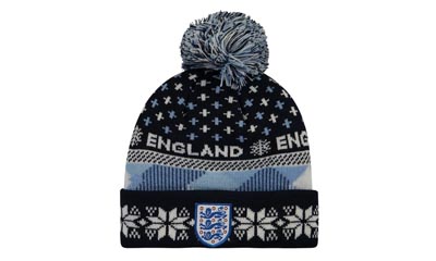 Free England Retro Fairisle Bobble Hat