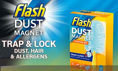 Free Flash Dust Magnet & Speed Mop Dry